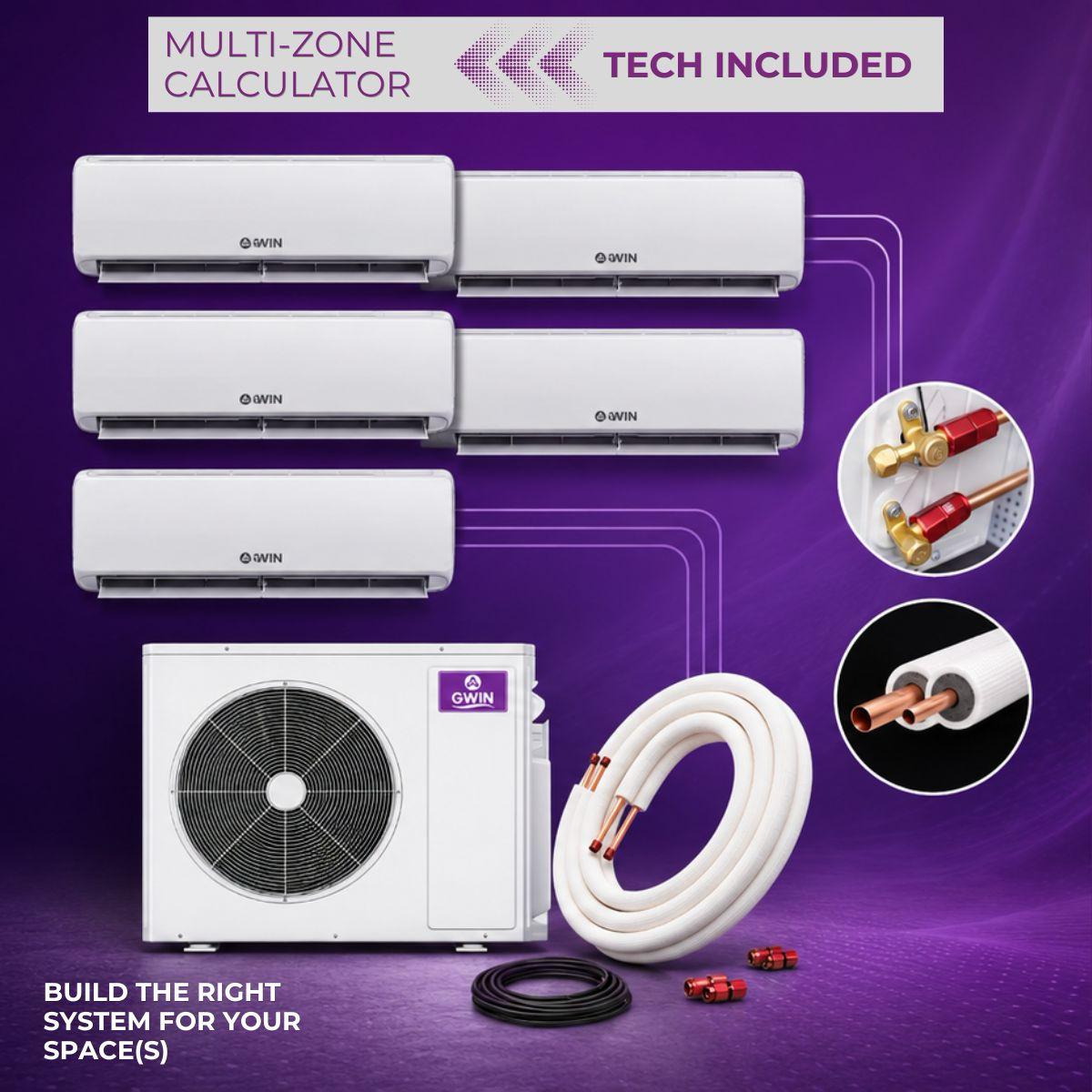 -13 115V Ductless Single Zone Complete Systems
