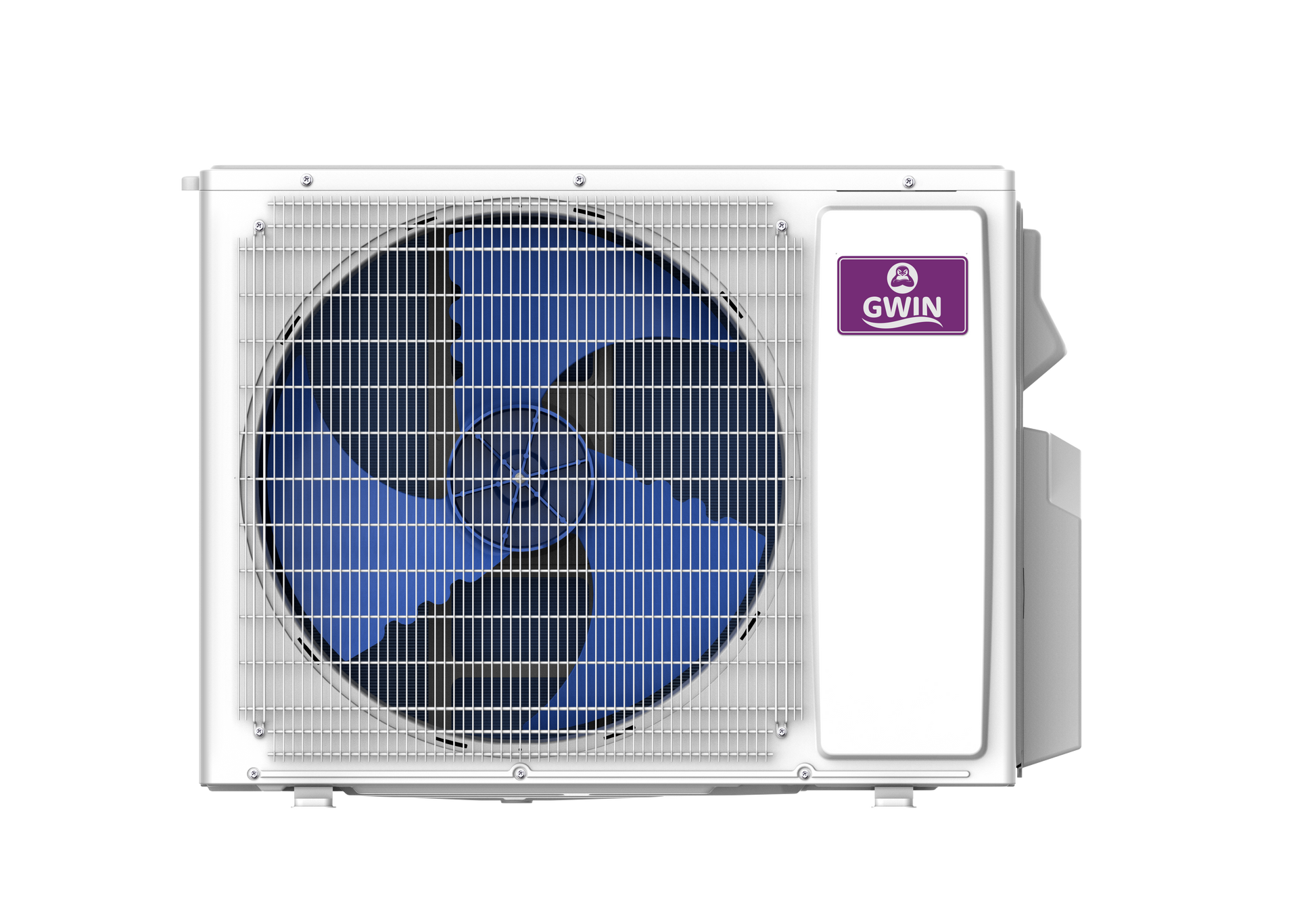 GWIN 16k BTU 22 SEER2 230V Two Zone Ductless Mini Split Complete System condenser only front facing view