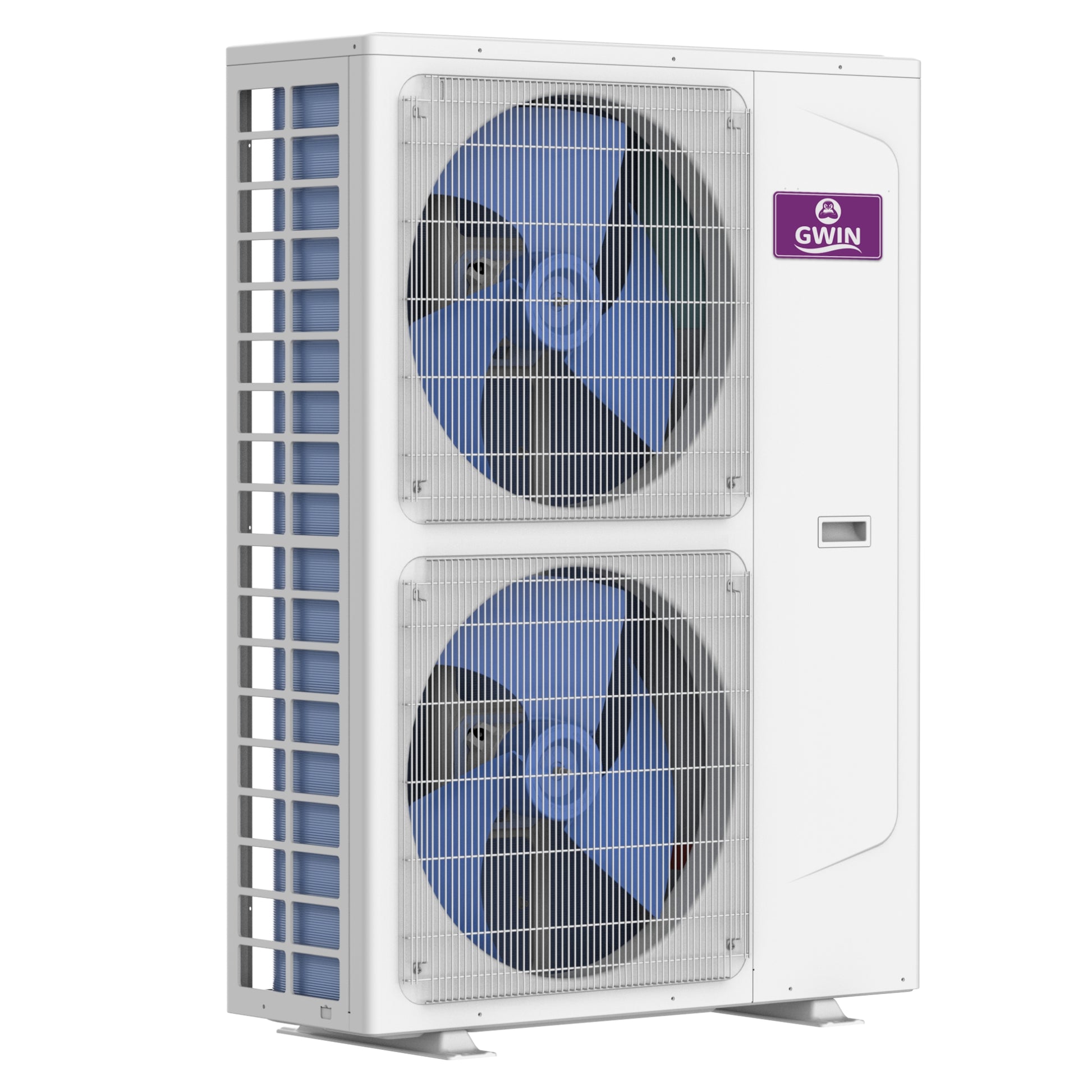 GWIN 38k BTU 22 SEER2 230V Four Zone Ductless Mini Split Complete System Condenser Only Left Facing View