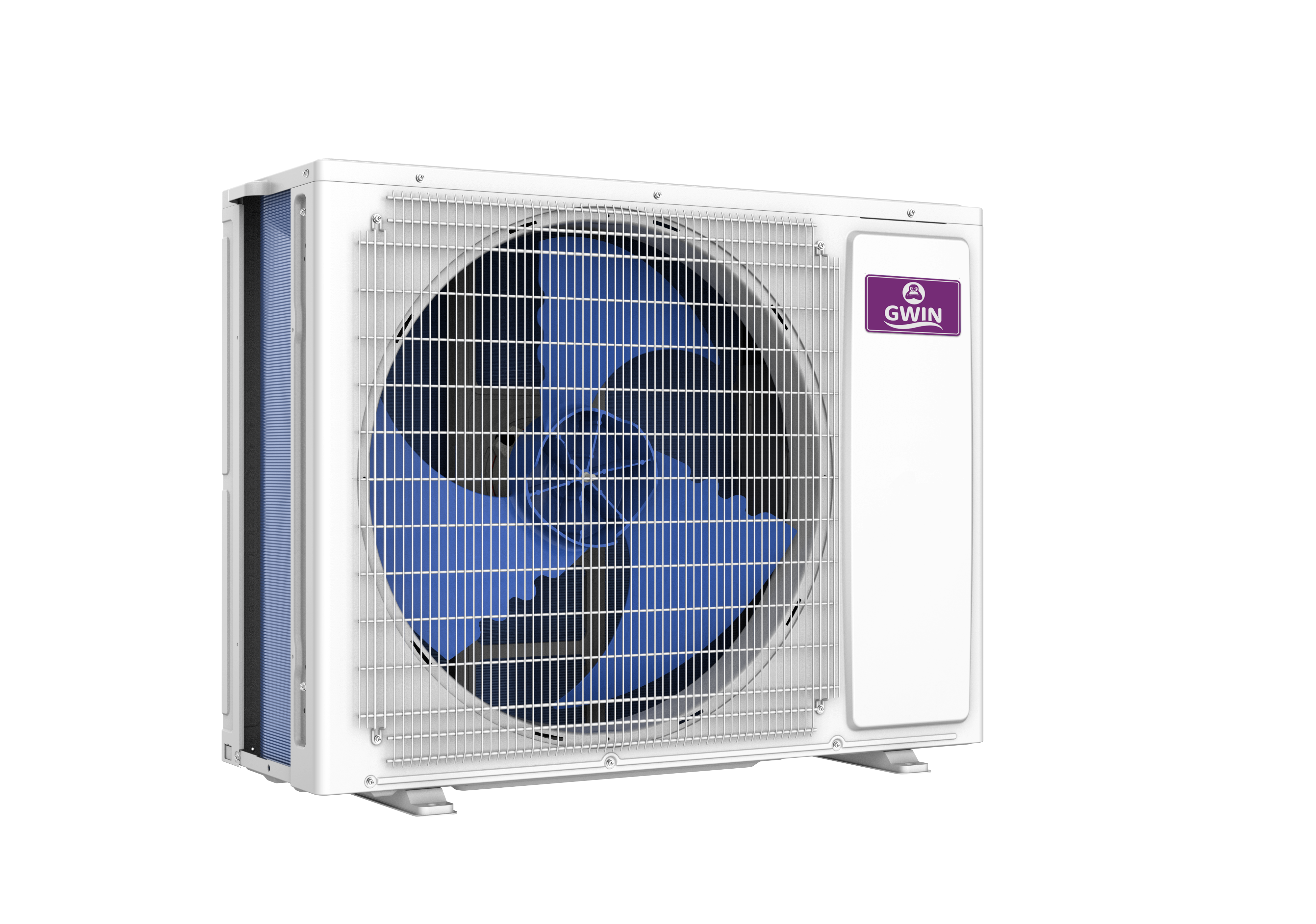 GWIN 19,000 BTU 22 SEER2 230V Two-Zone Ductless Mini-Split Complete System (18k condenser,7K + 12K Wall Mount) with 16 foot line set and communication wire